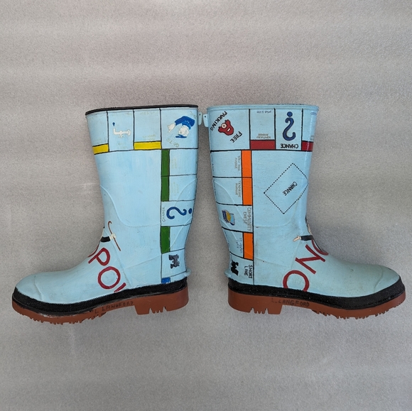 Other - Monopoly print rain boots for kids size 5